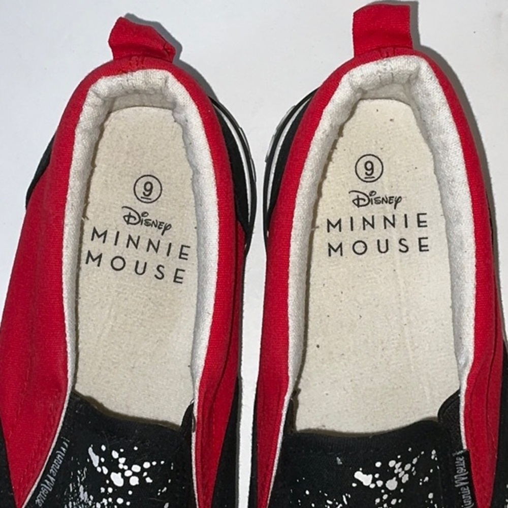 💲Ground Up, Disney Minnie Mouse Slip Ons, Sz. 9 - Picture 9 of 12